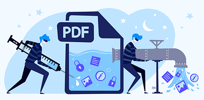 Portable Data exFiltration illustration illustration