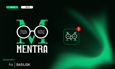 Logo Design For - MENTRA - Modern Logo brand identity branding creative logo logo logofolio minimalist logo