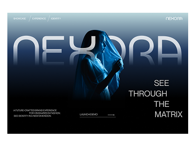 nexora- Branding Agency UI Design agency branding branding agency fashion hero section landing page typography ui ui design ux white space