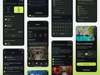 Travel mobile app app app design design graphic design home screen illustration mobile motion graphics travel travel app travel ui traveling ui uiux ux