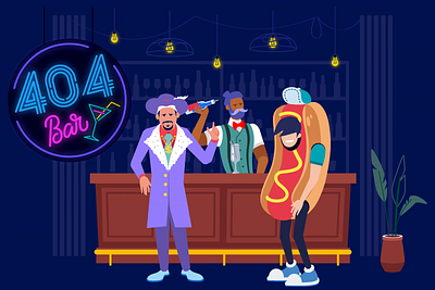 Gin and Juice 404 animation animation character design illustration