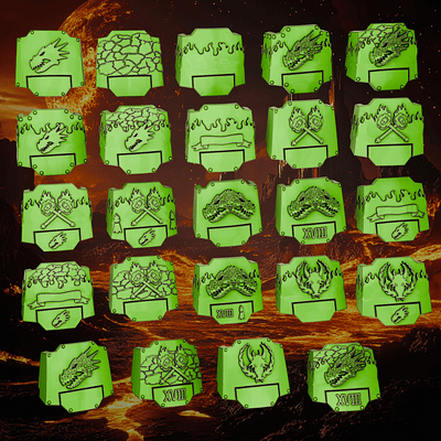 Salamanders Redemptor Shoulder pads 3d 3d art 3d model 3d printing 3d sculpting blender design warhammer