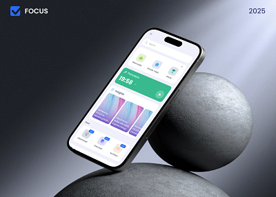 Daily Planner Productivity Mobile App app design figma mobile app ui