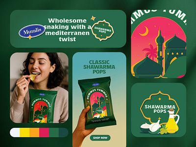 Hummus Yummus Packaging brand design branding chickpeas design food packaging graphic graphic design hummus hummus packaging illustration logo design minimal murlis package packaging pickle snack packaging trend colors typography vector