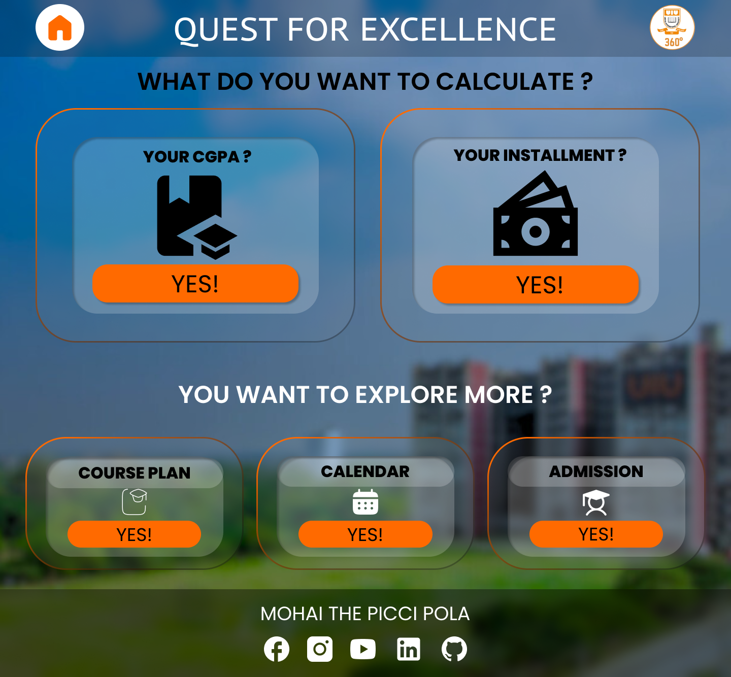 UIU 360 PROJECT. app branding design graphic design illustration logo typography ui ux vector