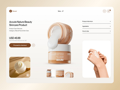 Product Details Page 3d 3d product beauty product website female product girls web design landing page modern product card product category product details product details page product details page design product list product website skin care skin care product skin care website uiux website design women