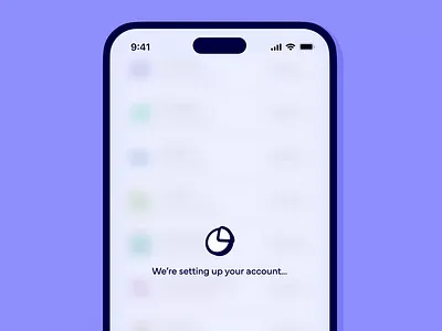 3D loading animation 3d animation banking finance ios loading mobile spinner