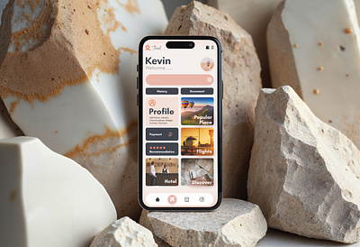 Travel Home page design part-2 app developer branding destination figma desigenr home page interface mobile app mobile interface prototype tourist travel travel home page traveller ui design uiux user research