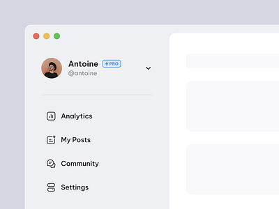 Sidebar Navigation design illustration liquidglassdesign saas saasproduct sidebar navigation ui