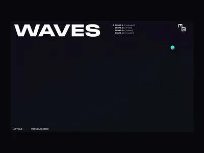 Interactive Cursor codrops cursor gradient interaction motion ui svg tympanus ui webdesign