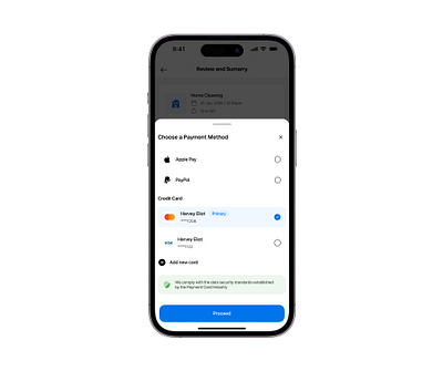 Payment Method ui