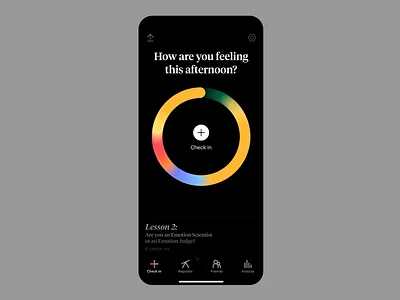 Mindful Emotion Tracking App Design app design app screen circular design concept emotion tracking health app interactive design mental health mindful emotion mobile interface mobile ui tracking ui design user flow ux design uxui wellness wellness app