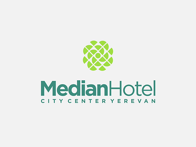 Median Hotel branding graphic design logo motion graphics