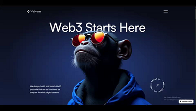 Web3 Agency Landing Page Design agency landing page business clean company corporate creative agency crypto landing page digital agency landing page design marketing minimal design modern ui uiux design web design web3 web3 agency web3 agency landing page website website blockchain