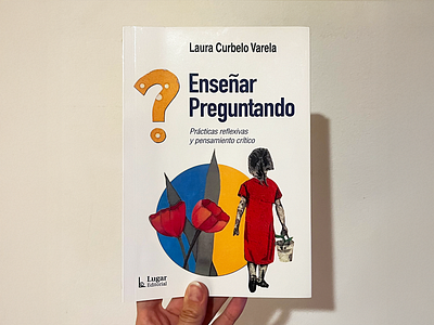 Tapa de Libro - Enseñar Preguntando art design graphic design