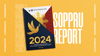 2024 SOPPRU Report 2024 art direction asia book book cover branding design editorial editorial design government graphic design layout layout design manila philippines presentation print publication report work