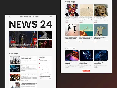 News paper, Article, Blog website design animation article blog figma landing page news website product design ui uiux user experience user interface ux research web web devolopment wordpress website