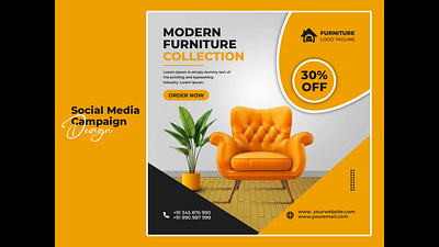 Furniture Social Media Campaign Design ads design banners branding campaign design design google ads google web designer linkedin post mockup print social media banner design social media design social media post web banner web banner ads web design webdesigner website website design