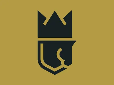 King Horse Shield Logo For Sale animal crown defence gold horse king queen royal security shield unicorn