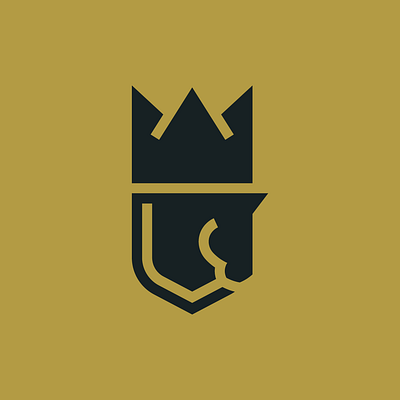 King Horse Shield Logo For Sale animal crown defence gold horse king queen royal security shield unicorn