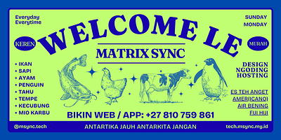 Pecel Lele Design : Ga Jual Lele. (Matrix Sync) 3d animation branding graphic design logo