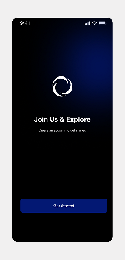 Get Started Page figma mobile app product design ui ui design
