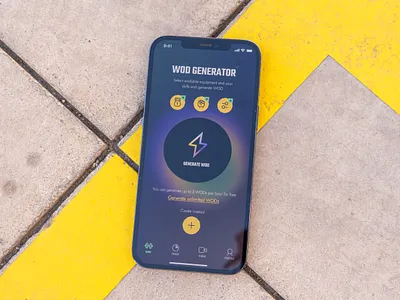 Fitness (Crossfit) app app crossfit crossfit app exercise fintess fitness app ios iphone mobile mobile app sport sport app timer training wod workout workout of the day