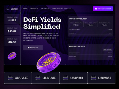 DeFi landing page ai blockchain crypto crypto landing page dapp decentralized defi defi landing page deo dex ecosystem finance finance landing page fintech ico token web design web3