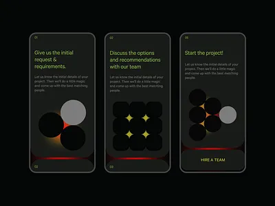 How it Works — CODELYTIC black dark illustration mobile red ui web design