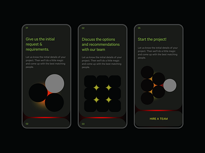 How it Works — CODELYTIC black dark illustration mobile red ui web design
