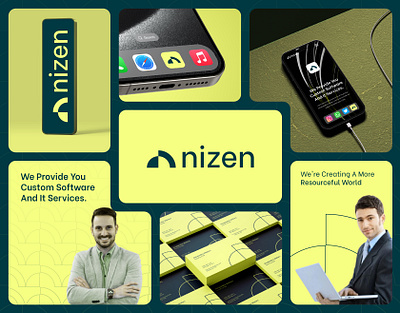 Nizen logo, tech logo, logo design brand design brand identity brand logo branding design graphic design identidade visual letter logo letter n logo logo design logotype software logo startup logo tech logo techno logo technology logo visual identity