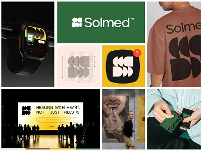Solmed™ — Modern Healthcare Branding app icon brand book brand identity branding capsule logo creative logo design geometric logo healthcare hospital branding icon letter s logo logotype medicine minimal logo modern logo pill logo visual identity