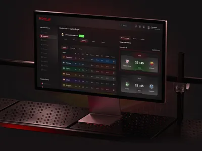 eSports Matchmaking Dashboard Design darktheme dashboarddesign designer esports gamedashboard gamingui interfacedesign livestats matchmaking modernui tournamentplatform uiux uxdesign webappdesign
