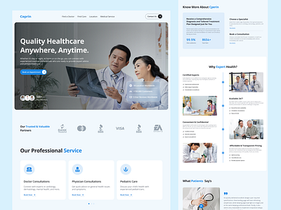 HealthCare Website healthcare human care landing page website