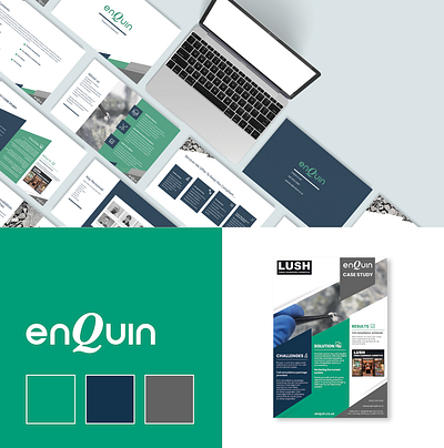 Enquin Environmental: Brand Identity Development branddevelopment branding creativedevelopment graphic design