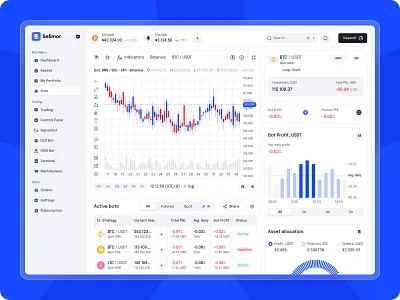 AI Crypto Trading Bot Dashboard Design .crypto ai ai bots bots crypto trading dashboard dashboard design design trading ui ui design uidesign website design