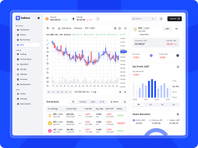 AI Crypto Trading Bot Dashboard Design .crypto ai ai bots bots crypto trading dashboard dashboard design design trading ui ui design uidesign website design