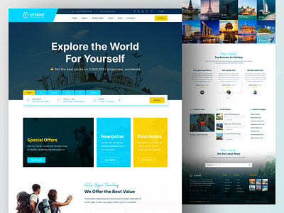 Adventure Travel Booking Website Design adventuretravel adventureui bookingplatform bookingsystem branding destinationmarketing exploremore landing page tourismdesign tourpackages travelagency travelblog traveltech travelwebsite ui ui design userexperience uxdesign wanderlust webdesign