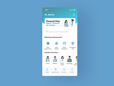 Hospital App – Human Centered Healthcare health care hospital mobile