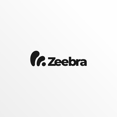 Zeebra Abstract Logo animal app icon branding flat icon logo monogram simple logo zebra