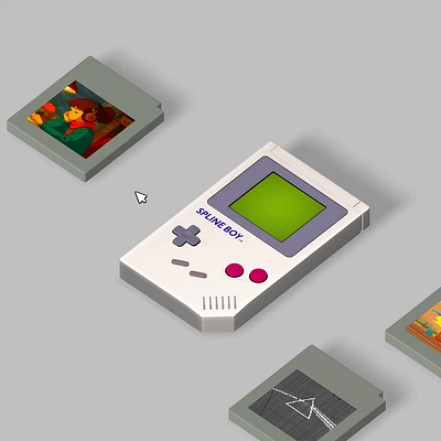 Interactive GameBoy for Website