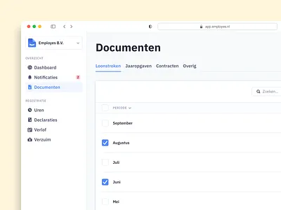 Documents for employees 📑 case study desktop documents employes files hr human resources interface mobile payroll salary ui ux