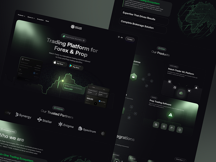 Crypto & Prop Trading Platform website by Md Abadul Biswas 🔥 on Dribbble