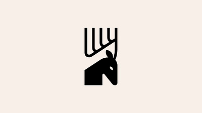 Elk animal art branding cosmodrome art creative deer design elk graphic design horn horse illustration logo logotype malina cosmica mark modern sale vector vintage