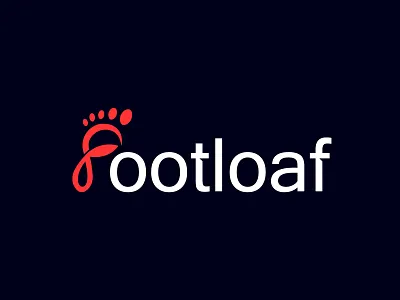 Foot Logo/ F Lettermark /Fooloaf Logo Design big foot logo branding chinese food logo creative logo design f letter logo feet foot logo foot logo designs graphic design icon logo logotype modern logo professional logo typography wordmark wordmark logo