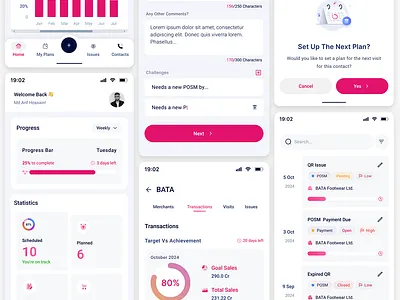 SaaS-Based Visit Planner – Smart Scheduling UI appointment calendar dashboard planner planner app productivity saas saas ui schedule ui service ui tracker visit planner