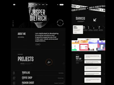 Modern photographer Portfolio website UI UX design Landing page animation branding design framer website graphic design interface design landing page design modern design modern photography modern website photographer photographer website photography ui web app design webflow webflow website website website design website redesign