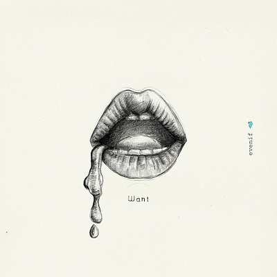 Drool cream drawing drool illustration illustration poster liquid drawing mouth mouth drawing pencil pencil drawing poster