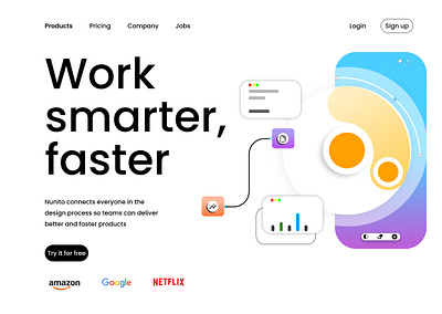 landing page branding design graphic design typography ui ux