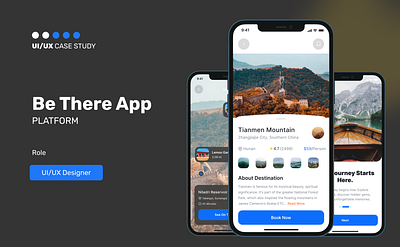Travel App mobile app travel app ui uiux design user interface ux case study